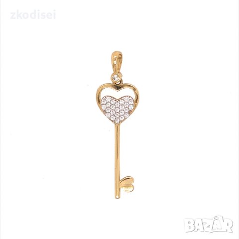 Златен медальон 1,18гр. 14кр. проба:585 модел:20092-2, снимка 1