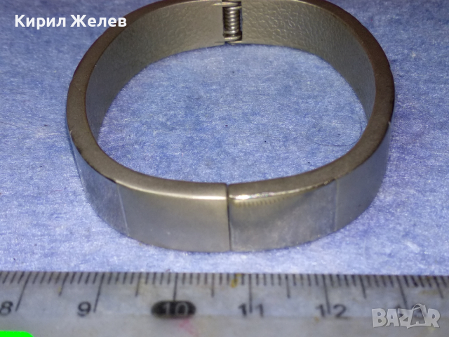 СТИЛНА СРЕБРИСТА ФЕШЪН АРТ ГРИВНА от НЕРЪЖДАЕМА БЛАГОРОДНА СТОМАНА 44155, снимка 8 - Гривни - 44756135