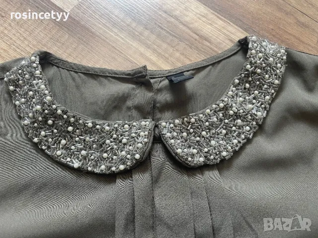 Тъмнозелена риза Vero Moda, снимка 9 - Ризи - 46810862