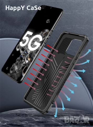 Samsung Galaxy A55 A25 / WARRIOR Удароустойчив кейс калъф гръб с щипка ...