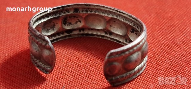 Сребърен пръстен, снимка 4 - Пръстени - 40090415