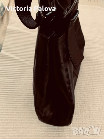 Голяма скъпа чанта shopper(или tote) JUCCA Италия, снимка 11 - Чанти - 38139557