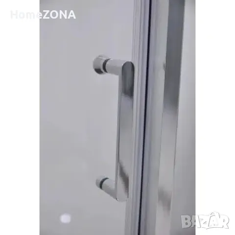 Параван за баня ELITE R, 120-140х190 см, прозрачно стъкло, хром, снимка 3 - Паравани - 49371102