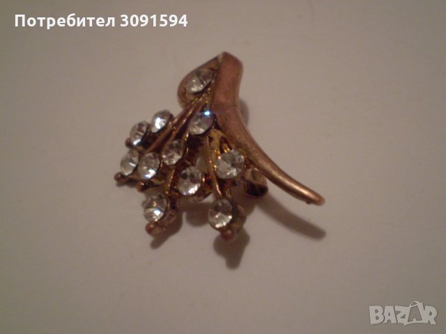   Стилна дамска брошка , снимка 3 - Антикварни и старинни предмети - 35142005