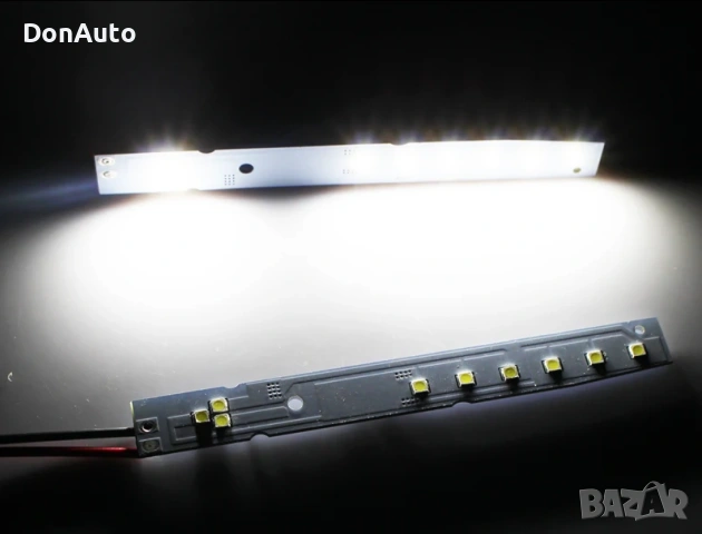 LED ленти за вежда на фарове BMW E60, снимка 3 - Аксесоари и консумативи - 53135965