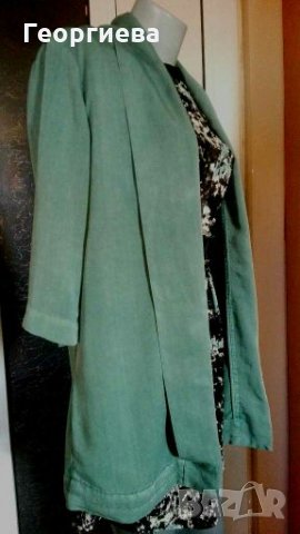 Дамско манто в зелено🍀🌹S,M🍀🌹арт.1032 , снимка 2 - Палта, манта - 30383378