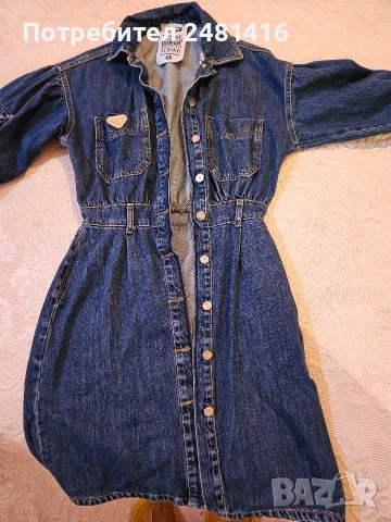 Дамска дънкова рокля 