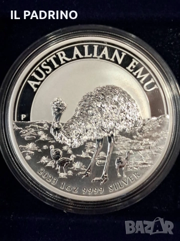 Сребро 1 унция OZ ЕМУ 2023