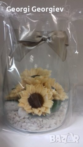 Ароматни цветя от глицеринов сапун , снимка 8 - Изкуствени цветя - 39598234