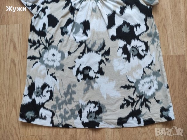 ДАМСКА блузка с къс ръкав, размер М, снимка 2 - Тениски - 42764792