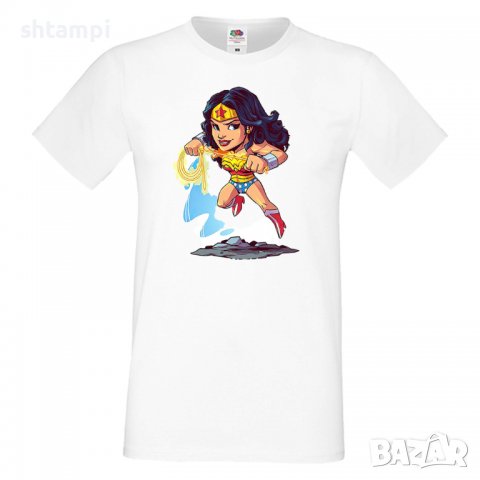 Мъжка тениска DC Wonder Woman Star Wars Игра,Изненада,Подарък,Геймър, , снимка 5 - Тениски - 36808544