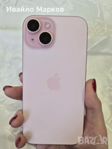 Iphone 15 pink! Отличен ! Без забележки!