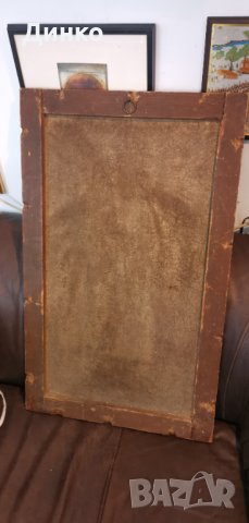  Икона масло върху платно 51-85см. 19век., снимка 12 - Антикварни и старинни предмети - 39800005