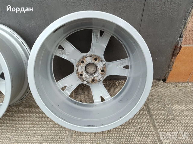 ОРИГИНАЛНИ джанти 17 ' цола 5x112 АУДИ / AUDI Volkswagen Skoda ET38 7,5J 66.6, снимка 18 - Гуми и джанти - 54207667