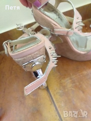 Интересни платформи с шипчета, снимка 4 - Сандали - 29993262