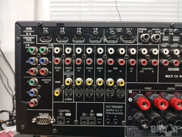 7.1 канален ресивър PIONEER vsx-lx52 , снимка 11 - Ресийвъри, усилватели, смесителни пултове - 52806349