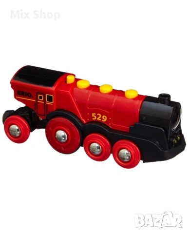 Нов Brio мощен червен локомотив със светлини - Електрически, снимка 2 - Други - 53189352