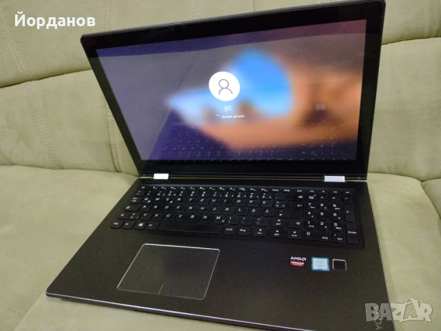 Lenovo Yoga 15.6'' Led Touch /i7-7500U/8gb.ram./120gb.ssd/Radeon R7 360, снимка 6 - Лаптопи за работа - 50594667