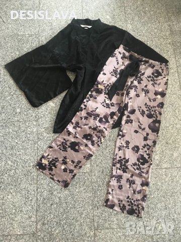 VICTORIA S SECRET риза и кимоно S, OYSHO S панталон 100% коприна , снимка 14 - Туники - 34013275