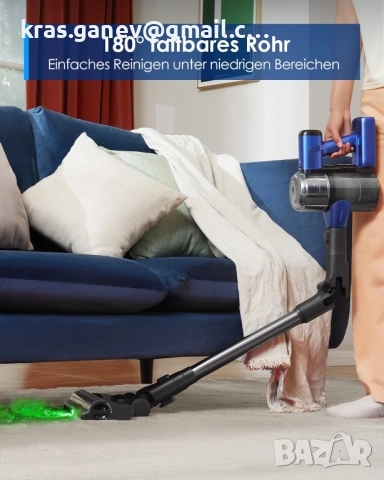 Tineco Pure ONE S50 Pro Безжична прахосмукачка с батерия, снимка 4 - Прахосмукачки - 51710448