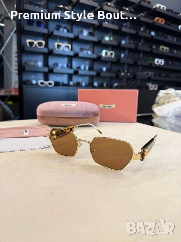 Очила + висок клас калъф + на марката кутия + сертификат + кърпичка Gucci carter miu miu , снимка 18 - Слънчеви и диоптрични очила - 54004785