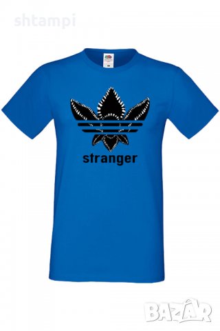 Мъжка тениска Stranger Adidas,Филм,Сериал,, снимка 5 - Тениски - 37568990