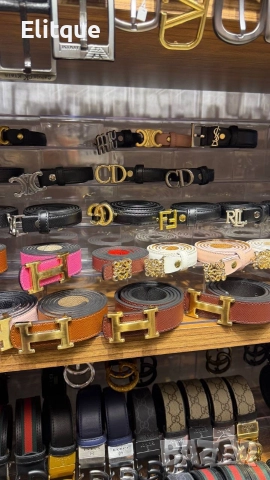 колани от естествена кожа в кутия celine Louis Vuitton Christian Dior Tommy Hilfiger , снимка 18 - Колани - 52907831