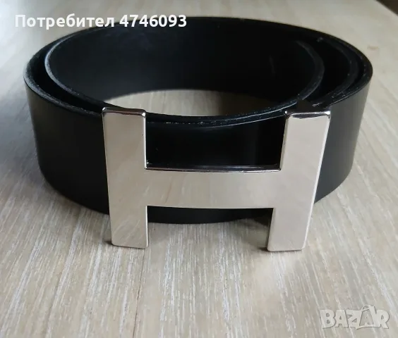 Колан естествена кожа  Vanzetti с "H" катарама , снимка 7 - Колани - 56476557