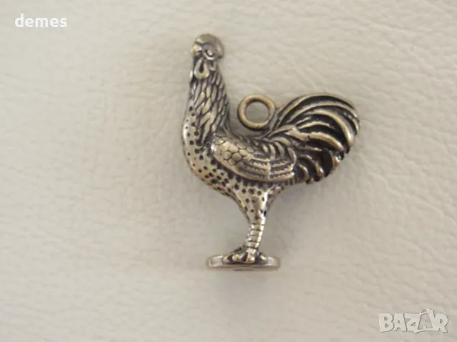 Будистки ключодържател от бронз-петел, Монголия, снимка 4 - Колекции - 48263573