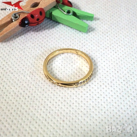 Пръстен с 14К златно покритие 224891