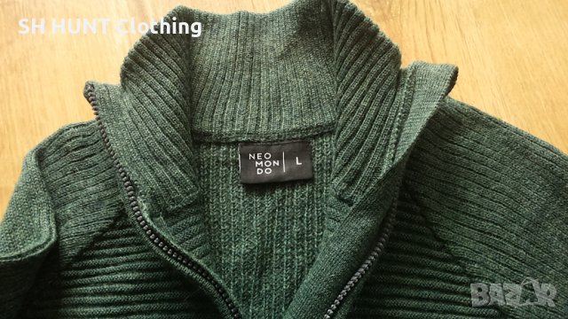 NEO MON DO NAVIK Unisex Wool Sweater 100% WOOL за лов риболов размер L блуза 100% Вълана - 162, снимка 11 - Блузи - 38581424