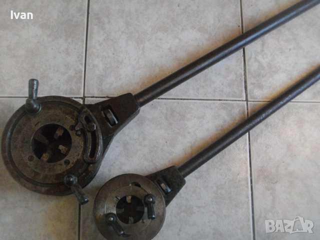 Плашка Водопроводна За Направа На Резби На Тръби-Професионал-Немска 1/4-1Цол/Холандска 1/4-1 1/2 Цол, снимка 4 - Други инструменти - 40193314