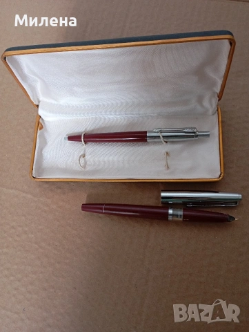 Комплект писалка и химикалка , снимка 2 - Ученически пособия, канцеларски материали - 54220593