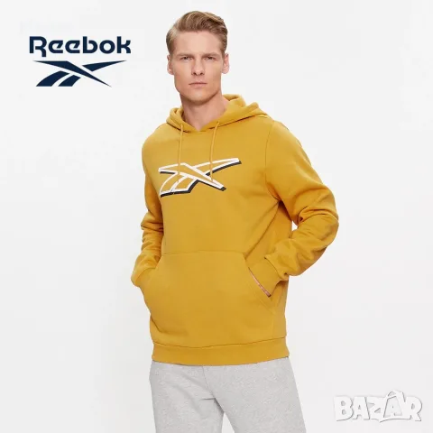 НОВ мъжки суитшърт Reebok с качулка