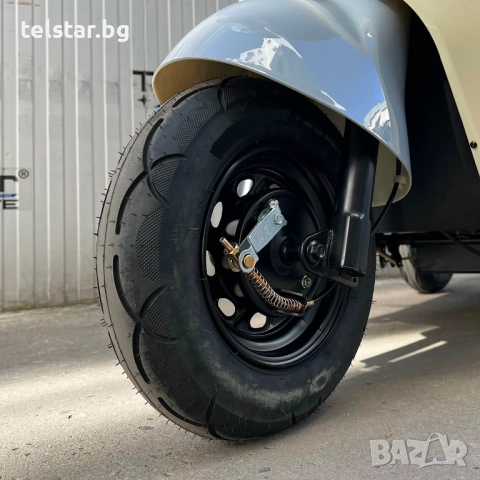 Електрическа триколка ТИП VESPA STYLE ROOF с покрив задно предаване с диференциал 60V 1500W + предно, снимка 10 - Мотоциклети и мототехника - 52411506