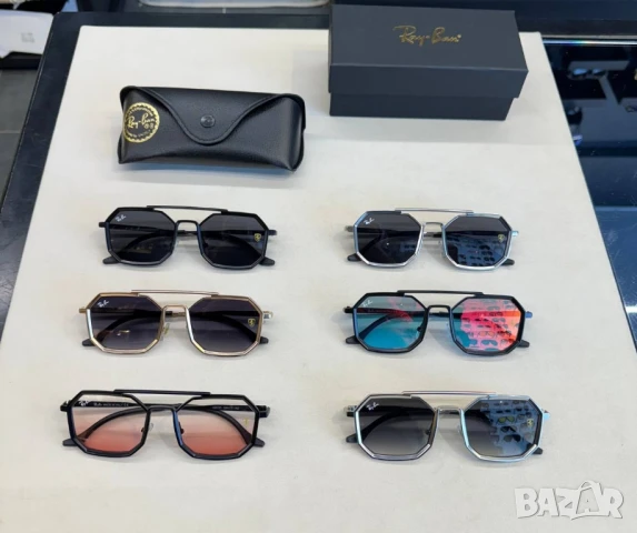 очила с черен обикновен калъф и ув защита ray ban prada , снимка 3 - Слънчеви и диоптрични очила - 50731604