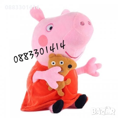 Пепа Пиг 50см огромни Джордж мама Прасенце и татко Праско , снимка 3 - Плюшени играчки - 29707488
