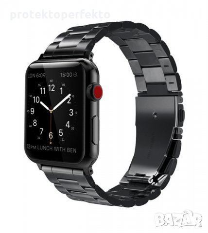 Метална каишка за Apple WATCH 3, 4, 5, 6, SE, 7 - 38 мм, 40мм, 42мм, 44мм, 41мм, 45мм, снимка 17 - Каишки за часовници - 31002607