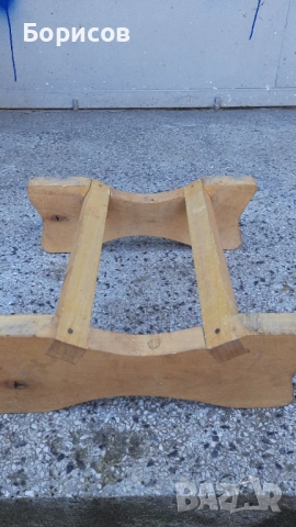 Дървена стойка поставка за бъчва буре, снимка 3 - Други стоки за дома - 54084204