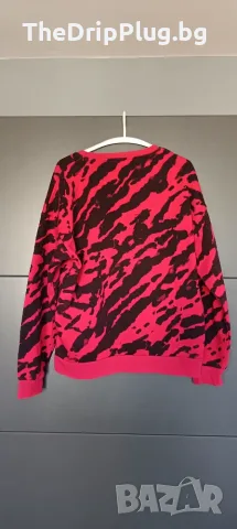 Cropp размер М Oversized ватирана блуза червена , снимка 2 - Блузи - 56215718