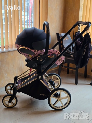 Cybex Priam Jeremy Scott Cherubs Pink Luxe, снимка 5 - Детски колички - 53922628