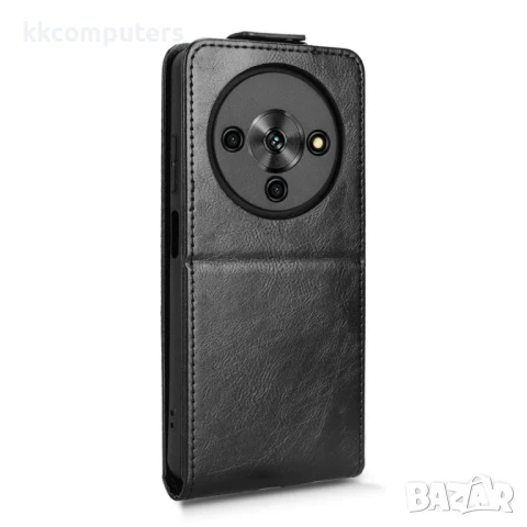 ZTE Blade A76 5 Flip3 Кожен Калъф и Скрийн Протектор, снимка 9 - Калъфи, кейсове - 51199977