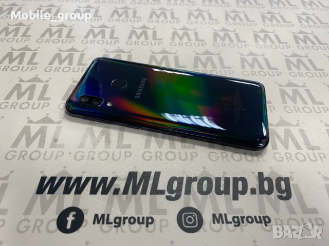#MLgroup предлага Samsung Galaxy A40 64GB/4GB RAM Black Dual-Sim, втора употреба.