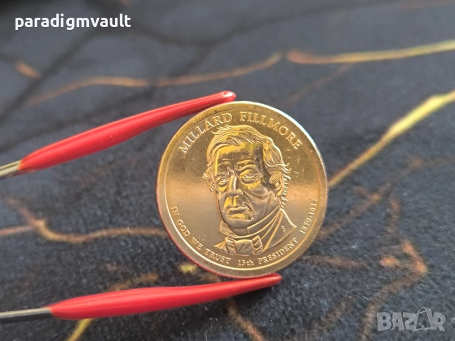 Монета - САЩ - 1 долар (Милър Филмор) UNC | 2010г.