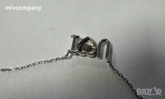 Сребърно колие 2гр.45см., снимка 4 - Колиета, медальони, синджири - 52991582