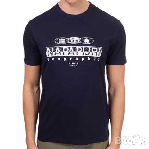 Мъжка тениска Napapijri Salfrin | M размер, снимка 1
