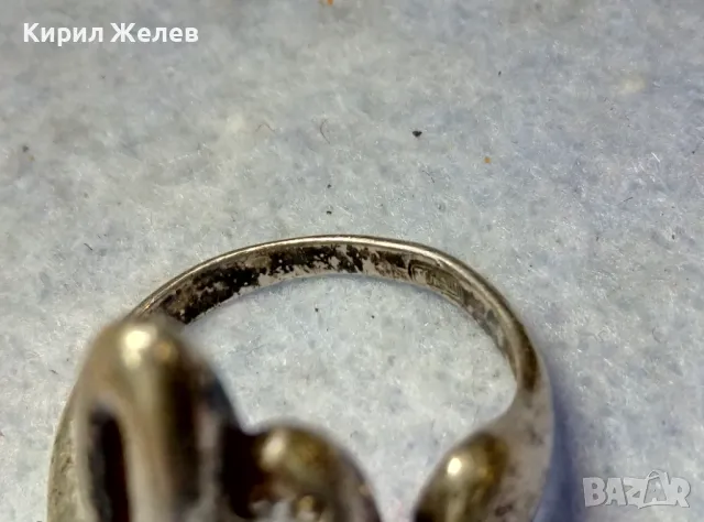 ТОКАШ СКЪПОЦЕНЕН СРЕБЪРЕН ПРЪСТЕН МАРКОВО СРЕБРО 925 с БЛЕСТЯЩИ ЦИРКОНИ ДИЗАЙНЕРСКО АРТ БИЖУ 30579, снимка 6 - Пръстени - 49959727