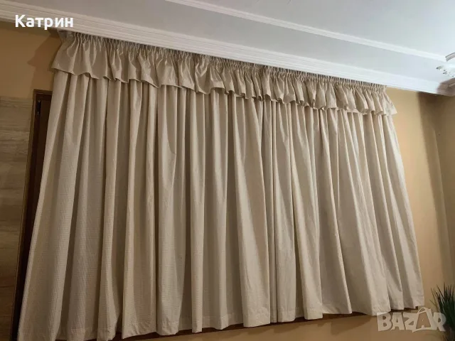 Кухненски завеси с перделък