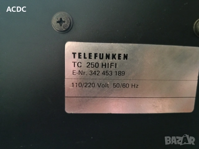 Касетен Дек Telefunken TC 250, Telefunken TC 400,Amstrad 7070., снимка 6 - Декове - 54236958