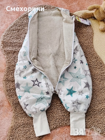 Зимни спални чувалчета с крачета, 1.5 тог, ръст 86см, снимка 4 - Бебешки пижами - 52481300